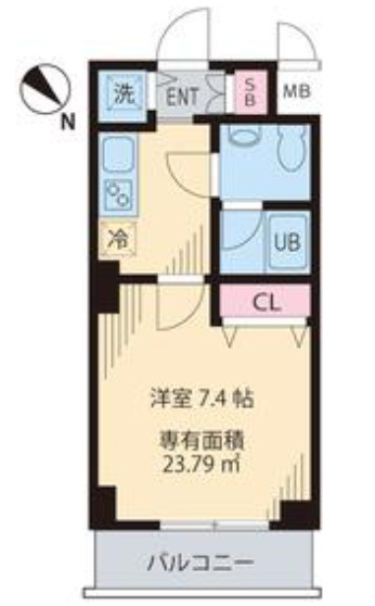 南海サザンコート行徳の間取り