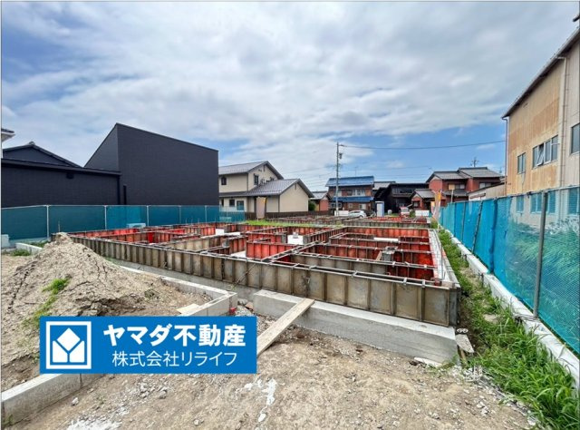 リーブルガーデン　一宮市奥町公園西　全4区画分譲の外観|「現地（2026年8月4日）撮影」　
■外観写真　
■ヤマダ不動産　株式会社リライフ　