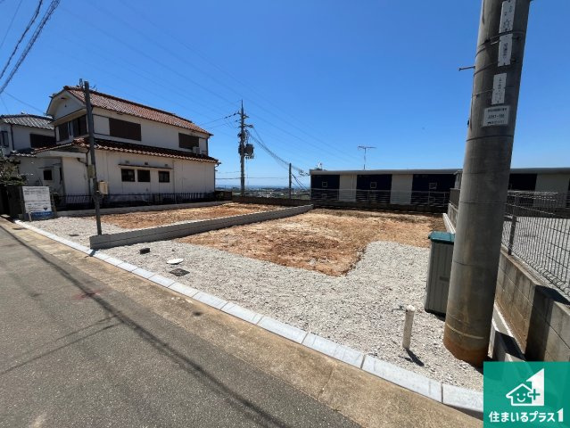 明石市魚住町金ケ崎　第2期　新築一戸建ての外観|周辺は落ち着いた街並みの住宅地！子育てがしやすい住環境です！まだ未完成ですが、現地でしかわからない事もございます。是非一度ご覧ください。