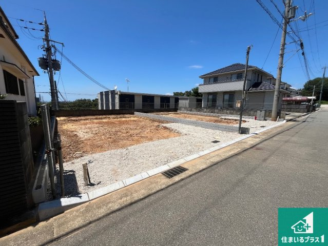 明石市魚住町金ケ崎　第2期　新築一戸建ての外観|周辺は落ち着いた街並みの住宅地！子育てがしやすい住環境です！まだ未完成ですが、現地でしかわからない事もございます。是非一度ご覧ください。