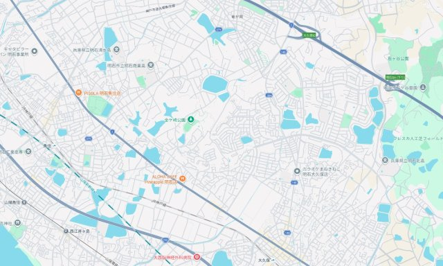 明石市魚住町金ケ崎　第2期　新築一戸建ての地図