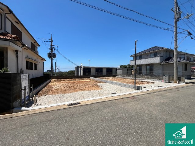 明石市魚住町金ケ崎　第2期　新築一戸建ての外観|周辺は落ち着いた街並みの住宅地！子育てがしやすい住環境です！まだ未完成ですが、現地でしかわからない事もございます。是非一度ご覧ください。