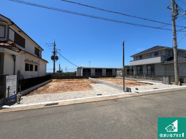明石市魚住町金ケ崎　第2期　新築一戸建ての外観|周辺は落ち着いた街並みの住宅地！子育てがしやすい住環境です！まだ未完成ですが、現地でしかわからない事もございます。是非一度ご覧ください。