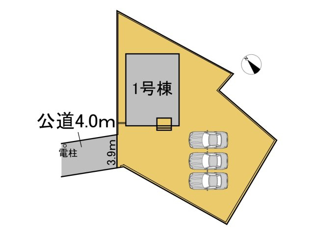 クワイエ　大垣市荒尾町第３　全１区画分譲の区画図|■区画図
■YAMADA電機の　ヤマダ不動産　株式会社リライフ　
いつでもお問合わせ下さい。