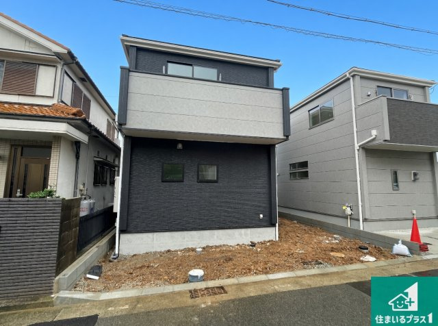 明石市魚住町金ケ崎　第2期　新築一戸建ての外観|周辺は落ち着いた街並みの住宅地！子育てがしやすい住環境です！まだ未完成ですが、現地でしかわからない事もございます。是非一度ご覧ください。