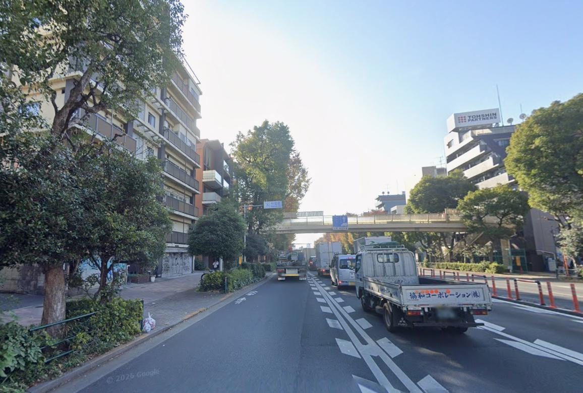 杉並区高円寺北１丁目の事務所の周辺