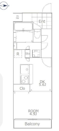 CSGARDEN池袋の間取り