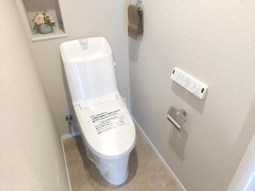 川口パークタワーのトイレ|コンパクトで使いやすいトイレです
