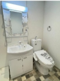 モダンオーク北柏の洗面所