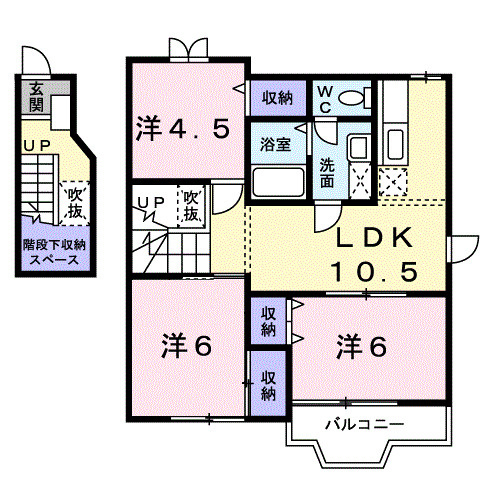 【間取り】 | パティオ喜多山Ａ