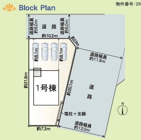 【間取り】 | 菊川市柳3丁目 3期 新築一戸建て | 区画図です