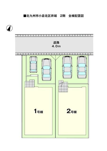 北九州市小倉北区井堀2期の区画図