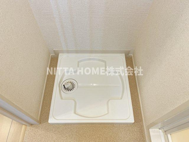 ボナールⅡの洗面所|室内洗濯機置き場も設置済み☆