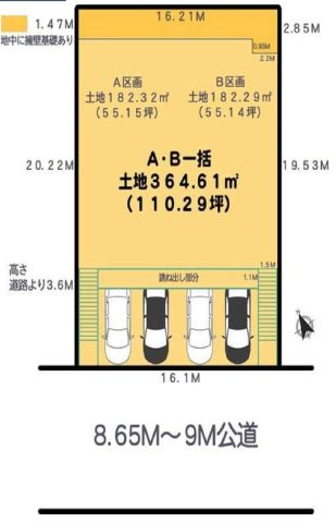 調布市深大寺元町3丁目 京王線 調布駅の土地図