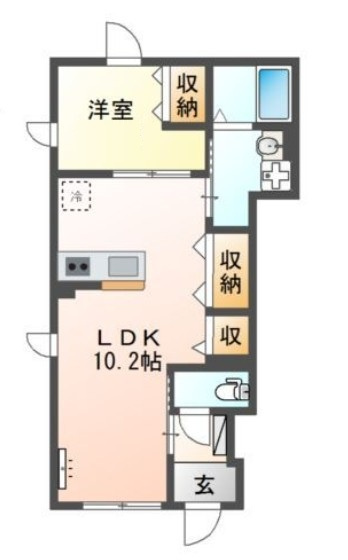 立川市富士見町２丁目のアパート