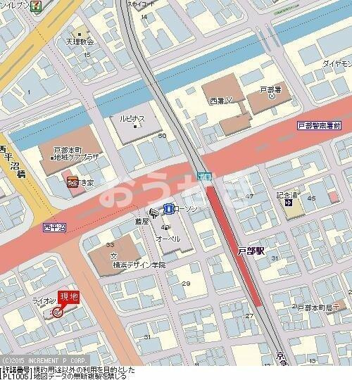 ライオンズプラザヨコハマ戸部の地図