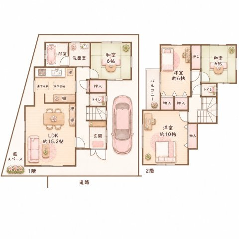 成田東が丘　中古一戸建ての間取り|間取り図はいかがですか？ご希望を叶える間取りですか？リビングの広さは？水回りの位置は？カウンターキッチン？など色々な情報が集約されています。弊社ではリフォームなどのご相談も承っております。