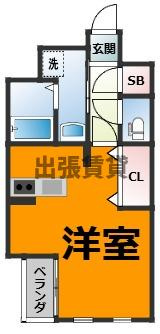 仲介手数料０円！アンナマリー　ミズホの間取り