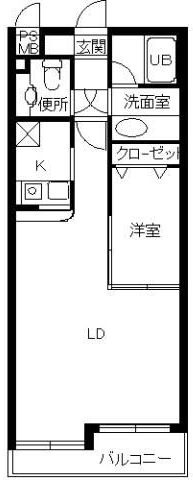 ヴァンテアンライフ高円寺壱番館の間取り|間取りです。