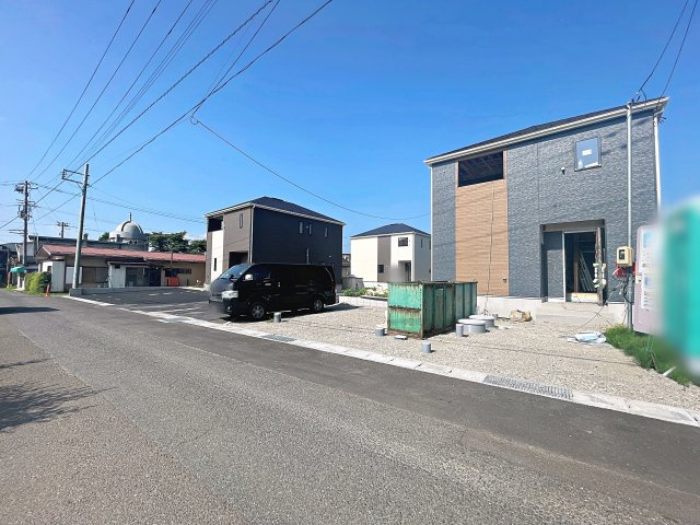 新築戸建・新築建売　福島市北沢又第11　北沢又小・信陵中の前面道路含む現地写真