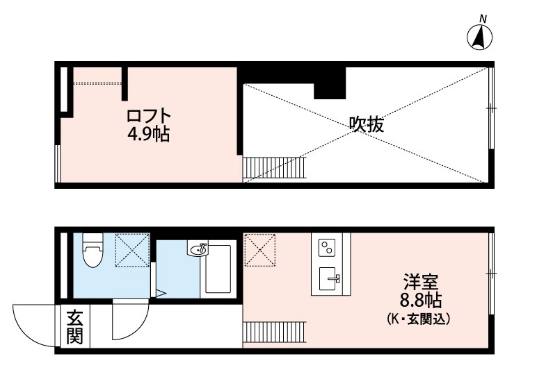 Belle Sweet 江戸川の間取り