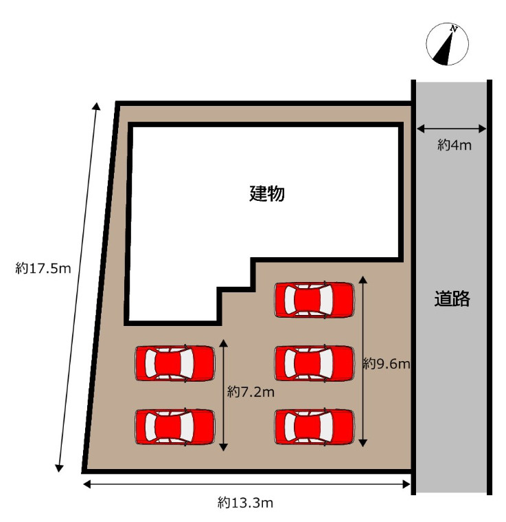 売中古戸建　富士市中丸の区画図