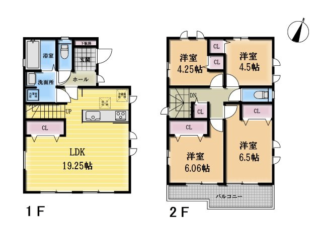 【間取り】 | □■平塚市中里 新築戸建 全4棟【B号棟】■□