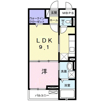 【間取り】 | フィオーレ　パラッツオ | 間取りです。