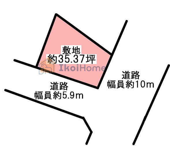 明石市西新町2丁目　土地の土地図|●年中無休：当日予約可●敷地面積約35.37坪！多様なプランで建築いただけます♪