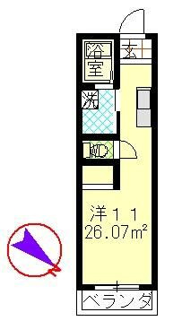 相模原市中央区田名のアパート