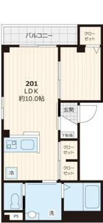 【間取り】 | バハラ南小岩 | 間取りです。