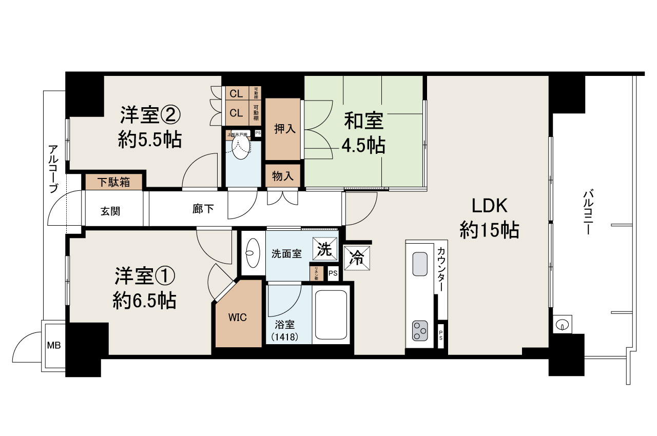 BELISTA鳳北町の間取り|現状でのお引渡しになります。詳細はお問合せください。