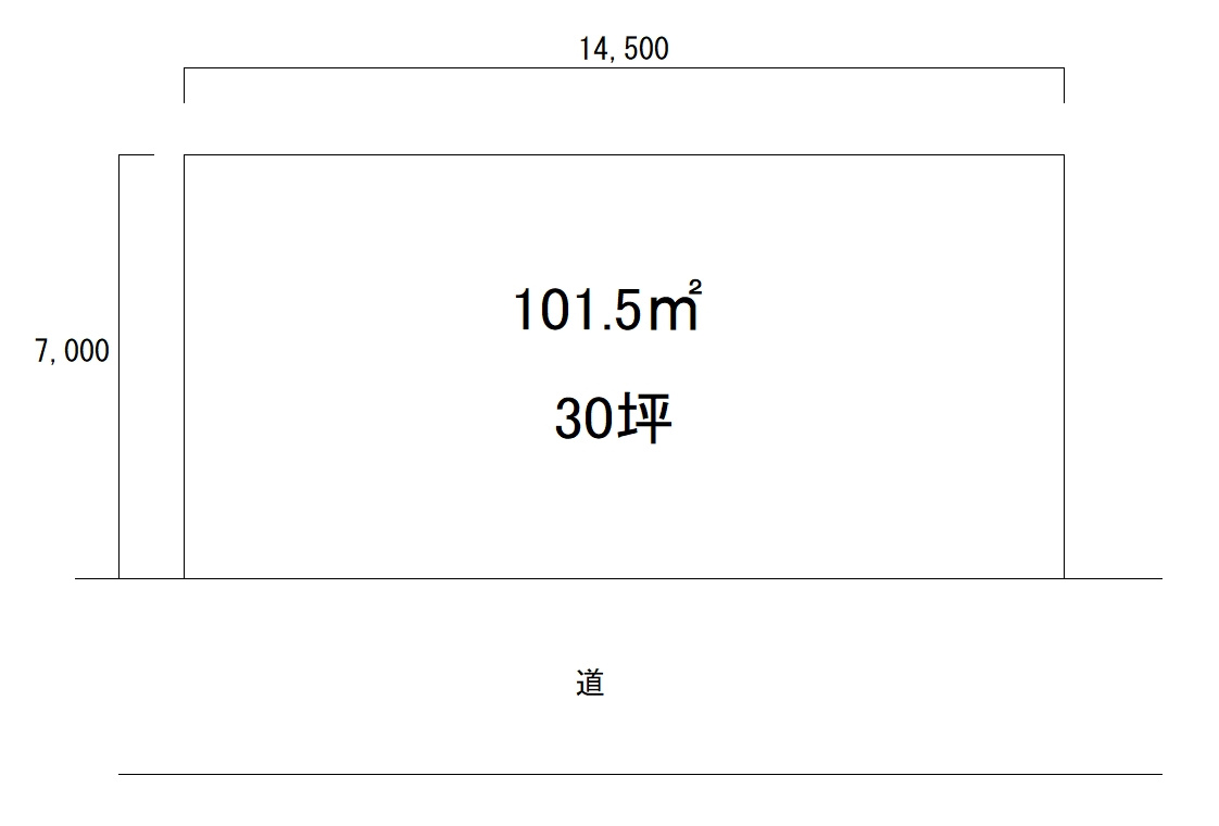 兼城貸地の区画図