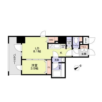 ＳＣＬ関内の間取り