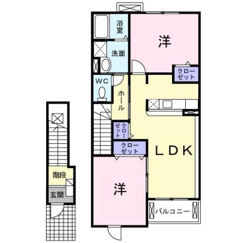 【間取り】 | パルテ・カナーレⅡ