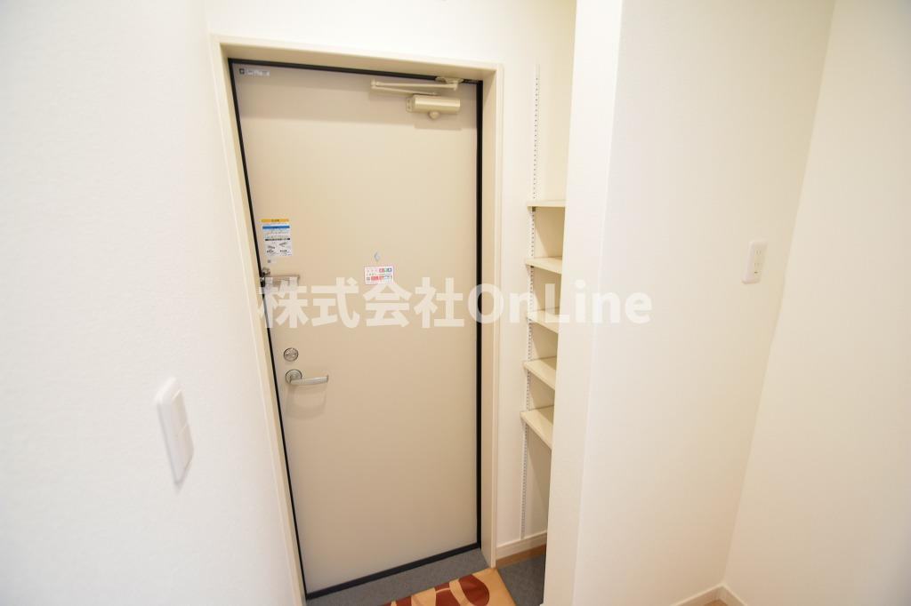 MELDIA瓢箪山Ⅱの玄関