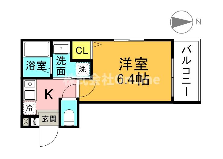 MELDIA瓢箪山Ⅱの間取り