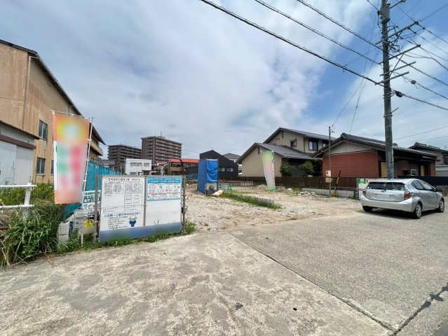 リーブルガーデン　一宮市奥町公園西　全4区画分譲の外観|「現地（2026年8月4日）撮影」　
■全体写真　
■ヤマダ不動産　株式会社リライフ　