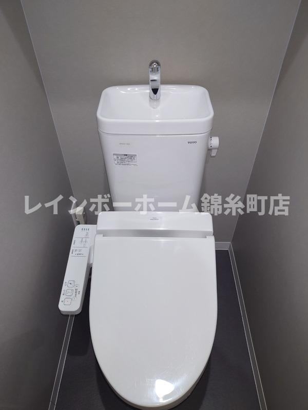 TATERUApartment足立区梅田4丁目のトイレ