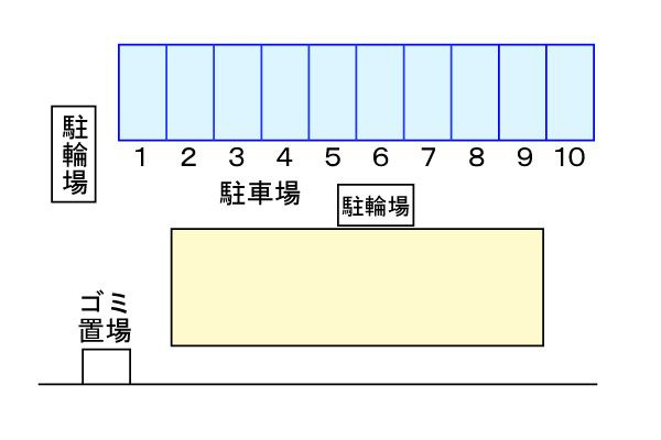 パールドゥＮ　府中の区画図