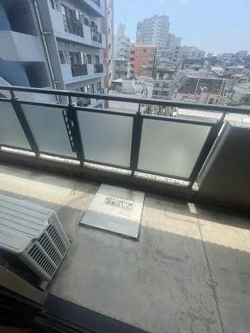 本駒込Kマンションのバルコニー