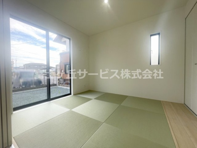 【和室】 | 掛川市七日町 新築一戸建て | 畳の上でゆっくりとくつろげる和室です