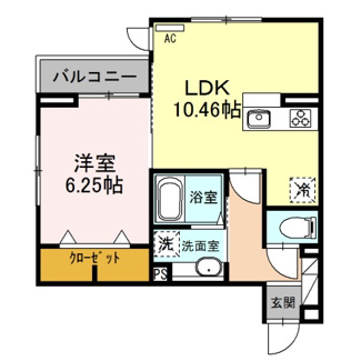 【間取り】 | メゾン・アサヒ | 間取りです。
