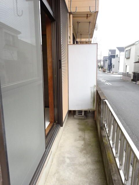 三宝ハイツのバルコニー