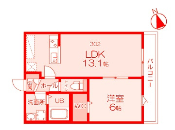 ルフレ本牧の間取り