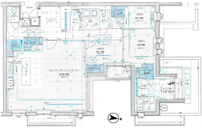 【間取り】 | パレロワイヤル市ヶ谷