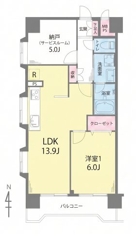 【間取り】 | キャニオンビュー光が丘（成増店） | ※図面と現況が異なる場合は現況優先となります。
