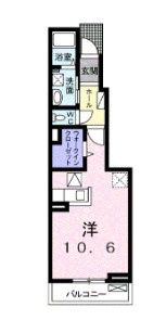 ハーコットの間取り