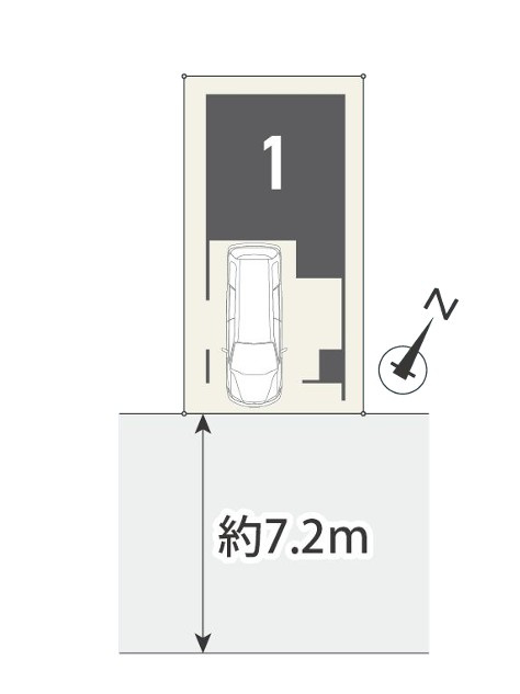 MELDIA中村区新富町306①｜名古屋市の戸建ならホームアップの区画図