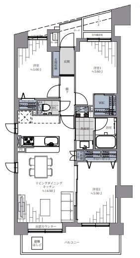 【間取り】 | アールヴェール哲学堂